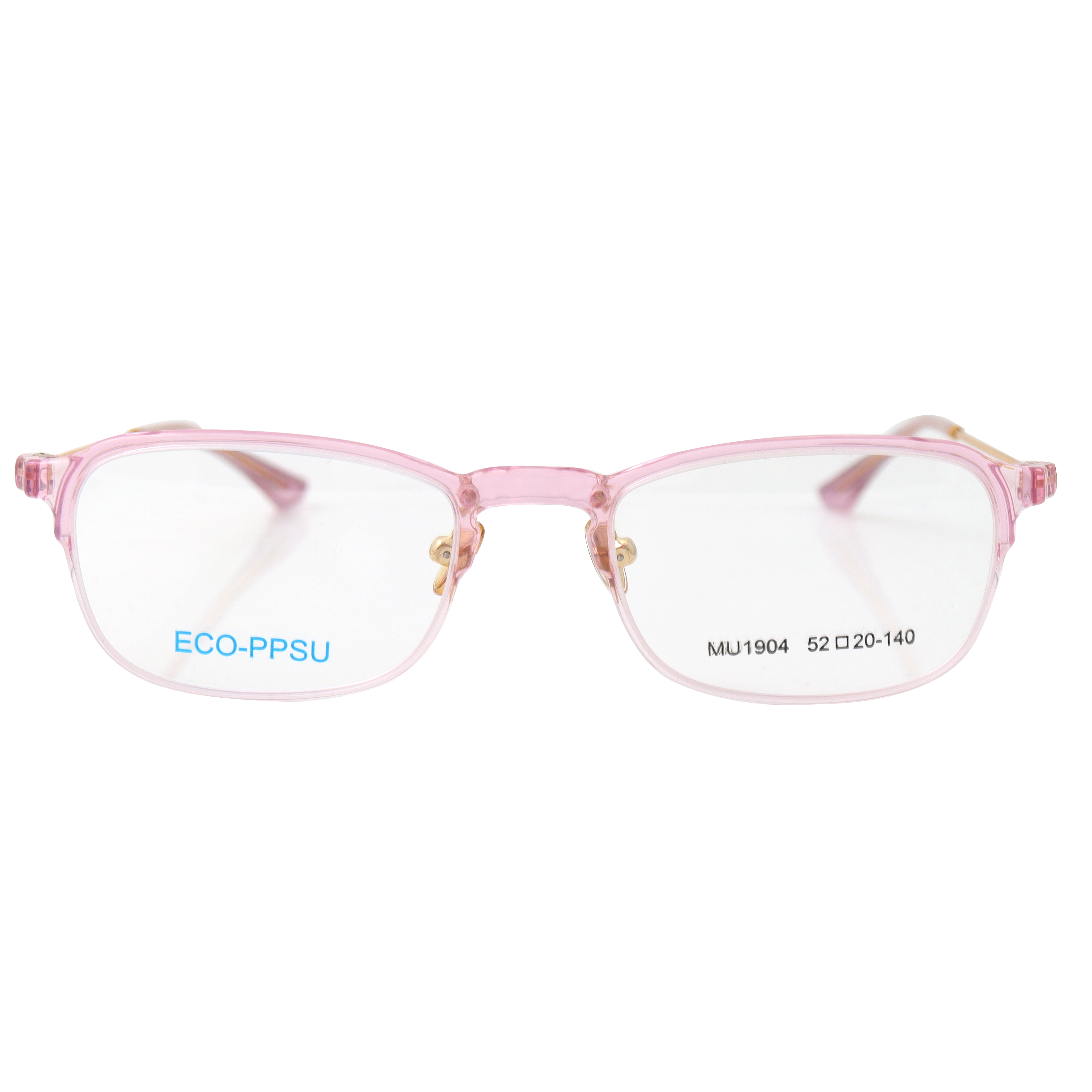 Trendy pink Jelly colors gradient colors spectacle frames made of eco-friendly sustainable material optical frames for women