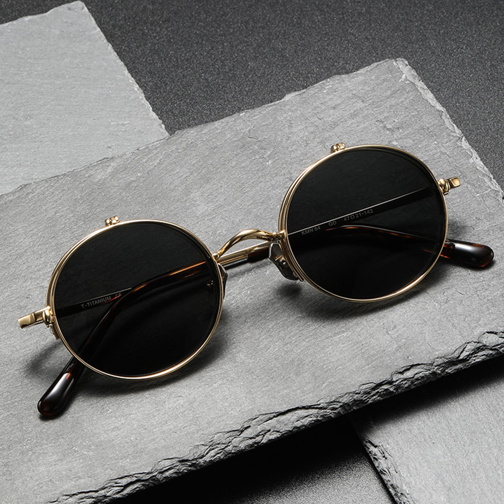 Exquisite Flip-On Titanium Sunglasses Frames