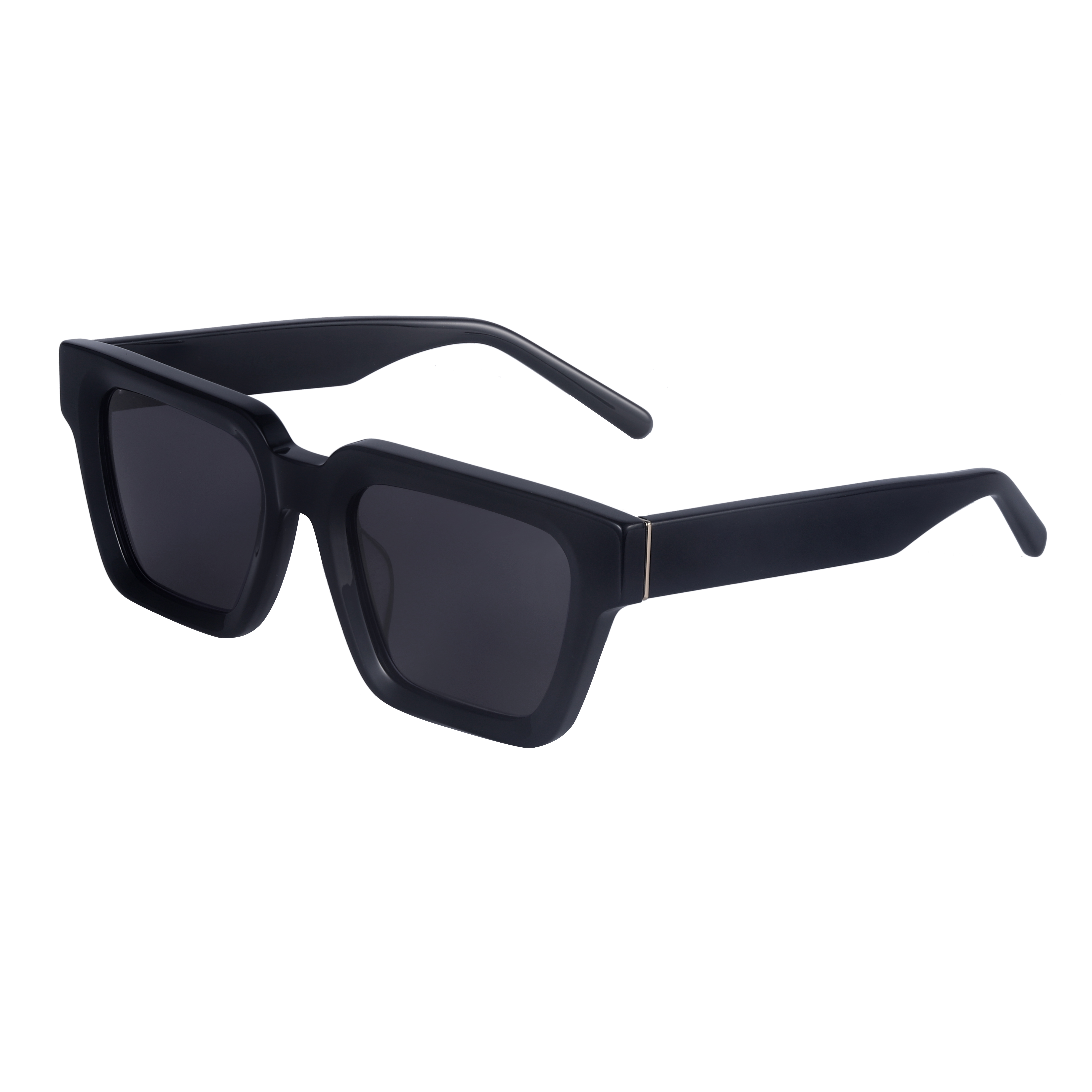 trendy black Square Custom Biodegradable Acetate Sunglasses.jpg