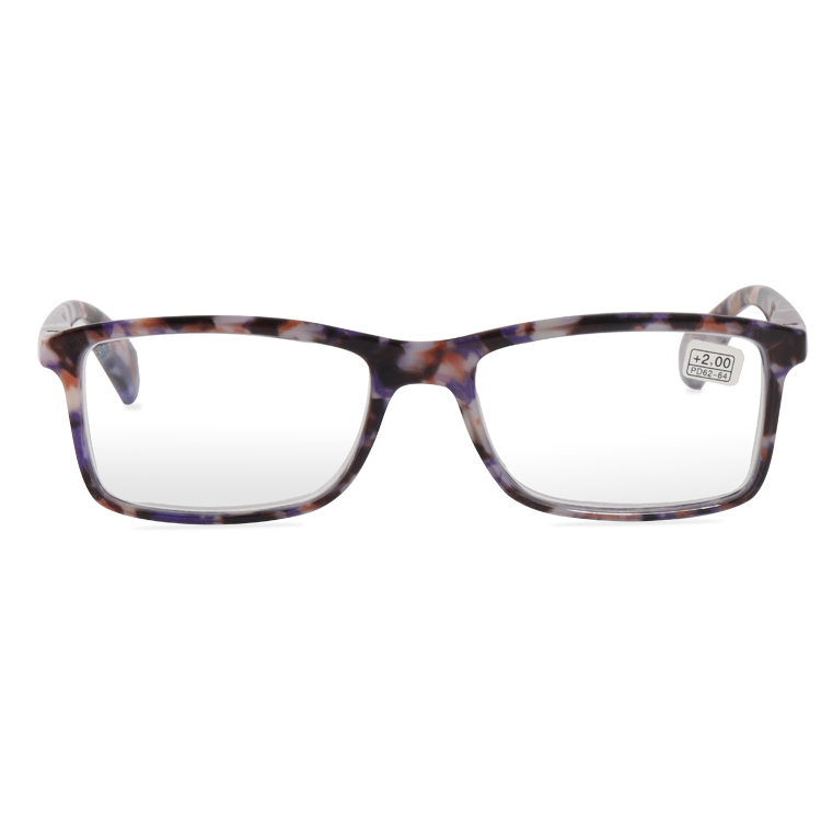 Colorful TR90 Flexible Reading Glasses Frame with Spring Hinge