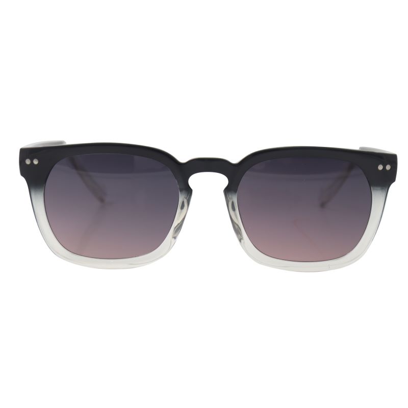 Sustainable Material Square Sunglasses Frame For Men Purple gradient front.jpg