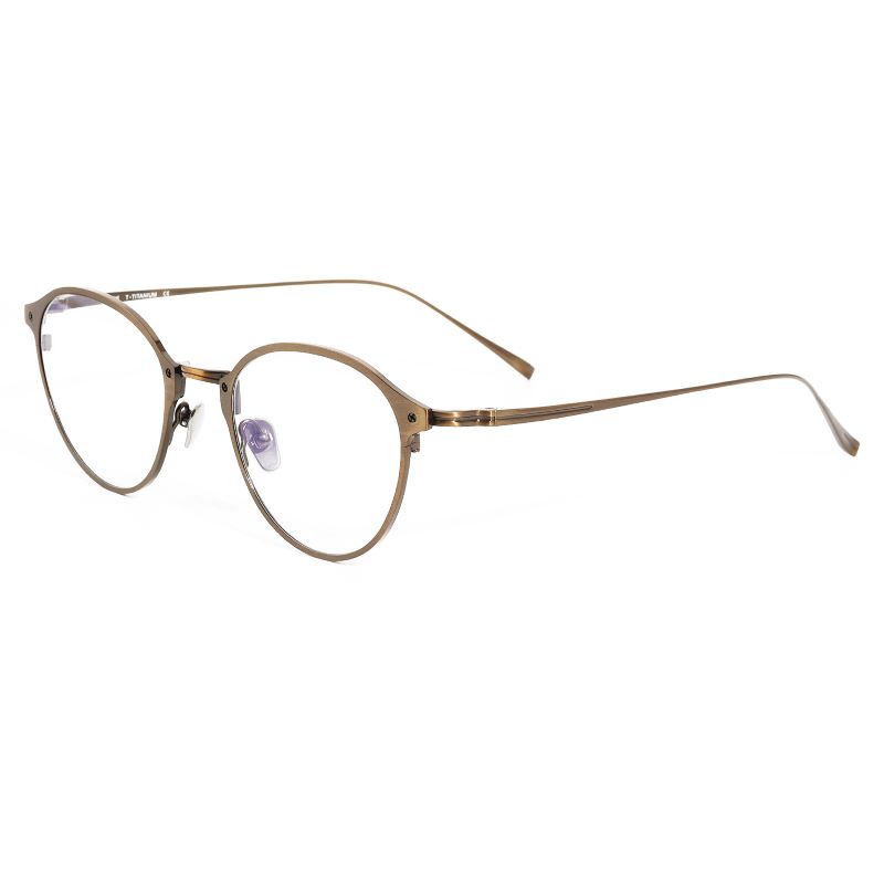 Luxury Unisex Ultra Light Titanium Eyeglasses Frames bronze.jpg