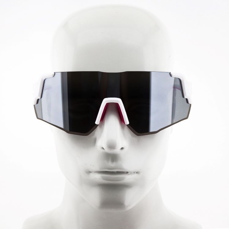 Big Shield Lens HD PC UV400 Rimless Sports Eyewear model show.jpg