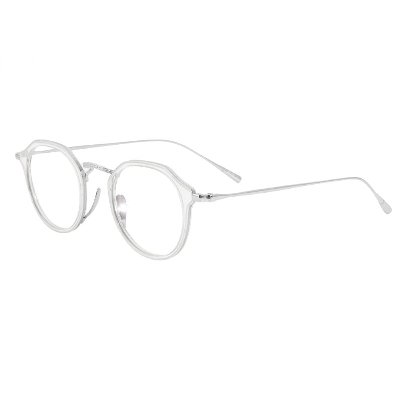 Vintage Trendy silver color Titanium Optical Glasses Frames.jpg